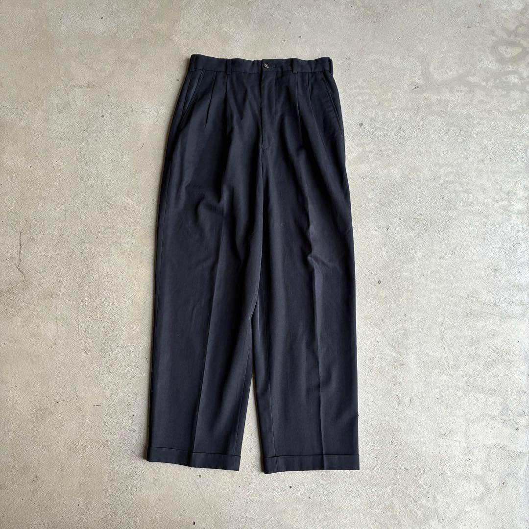 91s COMME des GARCONS HOMME 2タックワイドスラックスM COMME des GARCONS HOMME