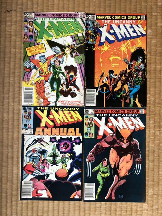 X-men 80s ヴィンテージ洋書アメコミ70s-80sマーベMARVEL4冊