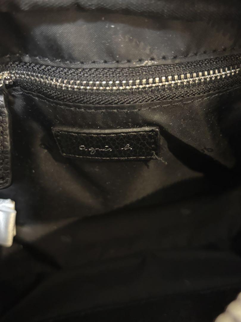 【新品】agnès b. アニエスベー　ブラックショルダーバッグ