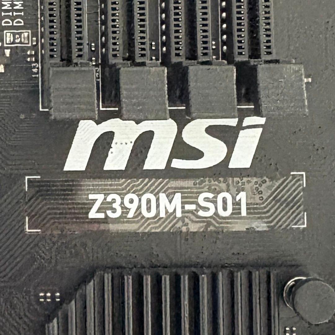 値下げ　intel Core i7-9700+マザーボード(Z390M-S01) 値下げ intel Core i7-9700+マザーボード(Z390M-S01)