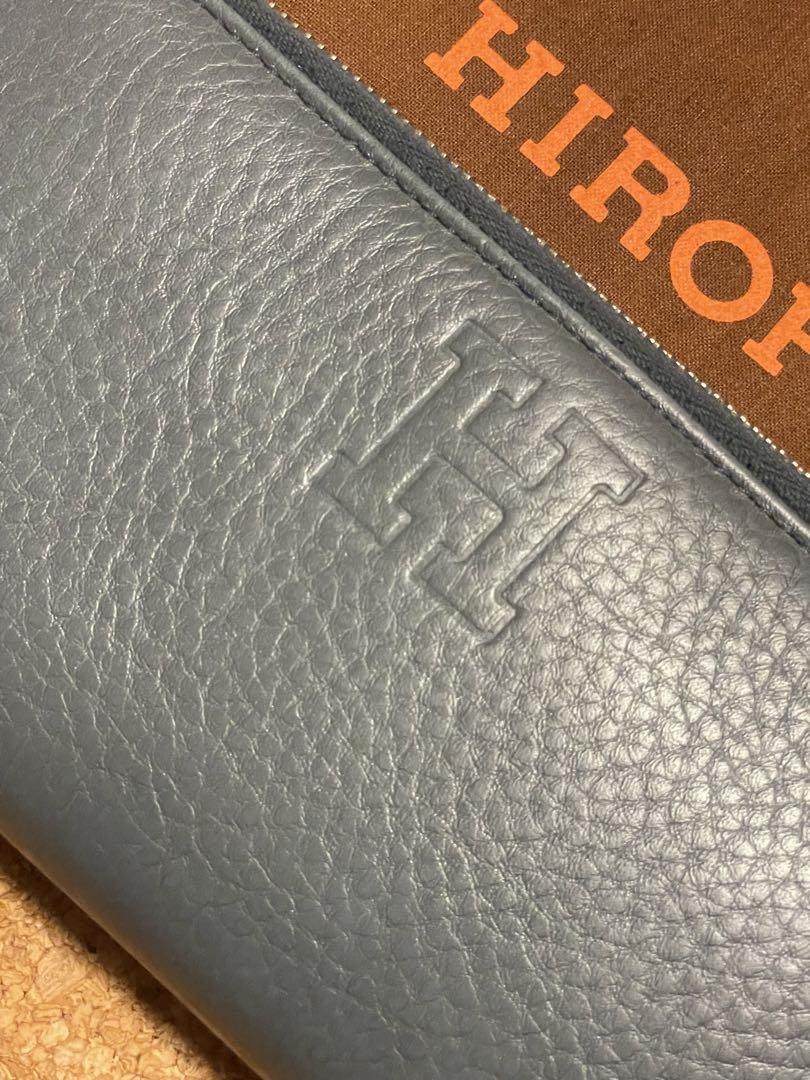◆感謝価格◆HIROFU◆ L字ファスナーレザー牛革ロングウォレット◆