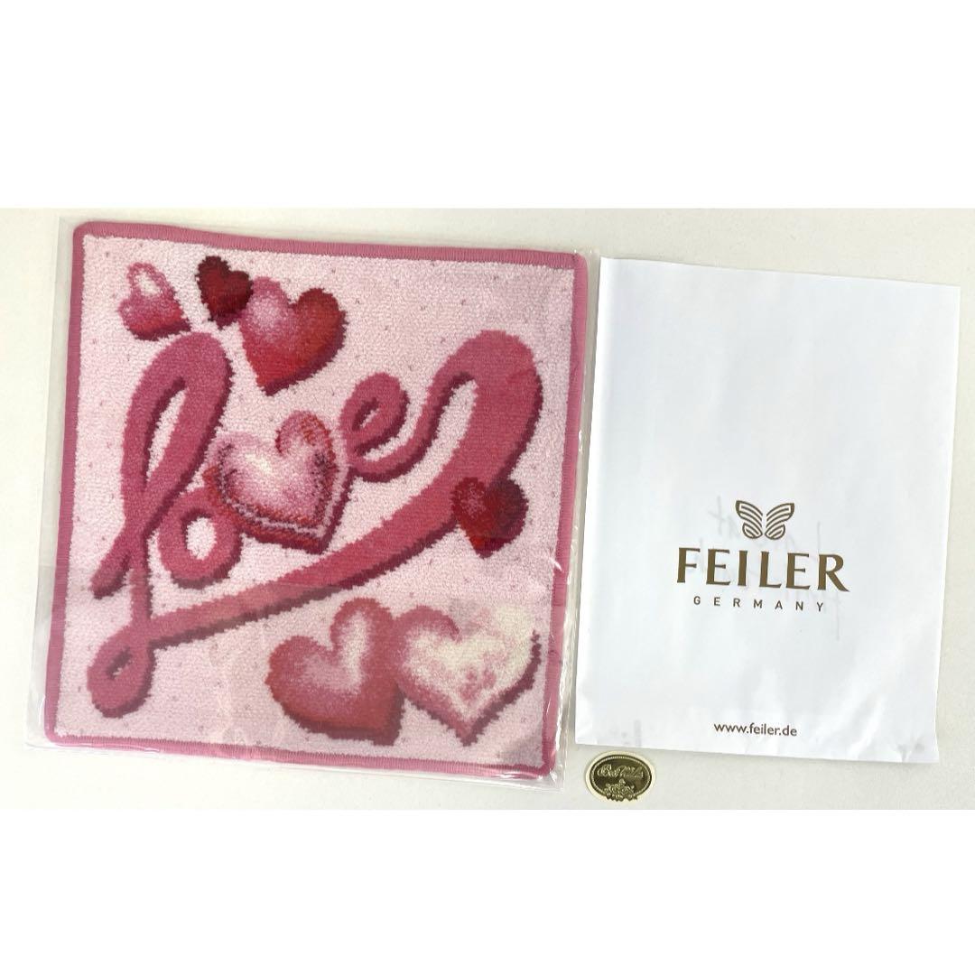 フェイラー】限定 ハート LOVE タオルハンカチ 新品 未使用 FEILER - メルカリ