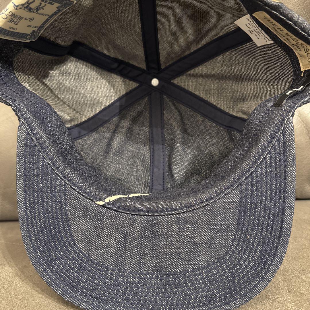 DENHAM THE H.W.DOG&CO コラボ デニム トラッカー キャップ
