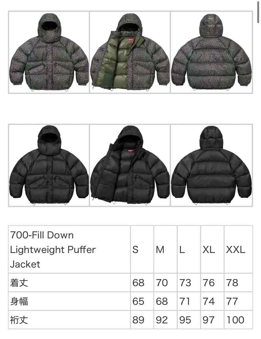 ジャケット・アウター Supreme 700 Fill Down Lightweight Puffer