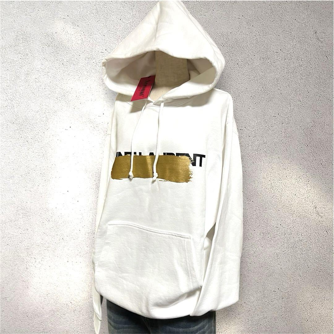 ♥️ 新品未使用♥️ MICALLE Accountパロディペイントパーカー
