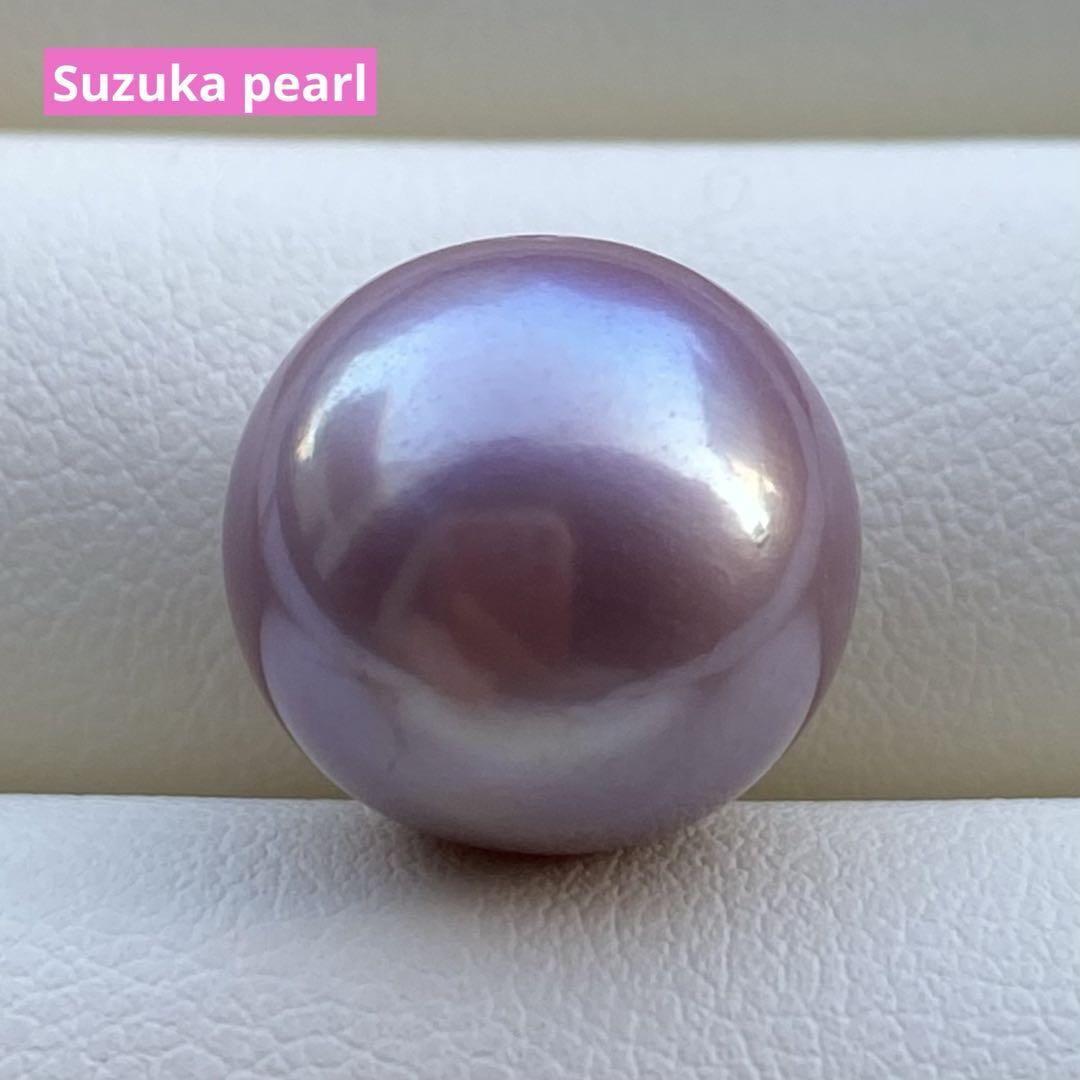 本真珠　淡水バロックパールルース　虹色LS299 本真珠 淡水エジソンパールルース 13.9mm紫LS621 - メルカリ
