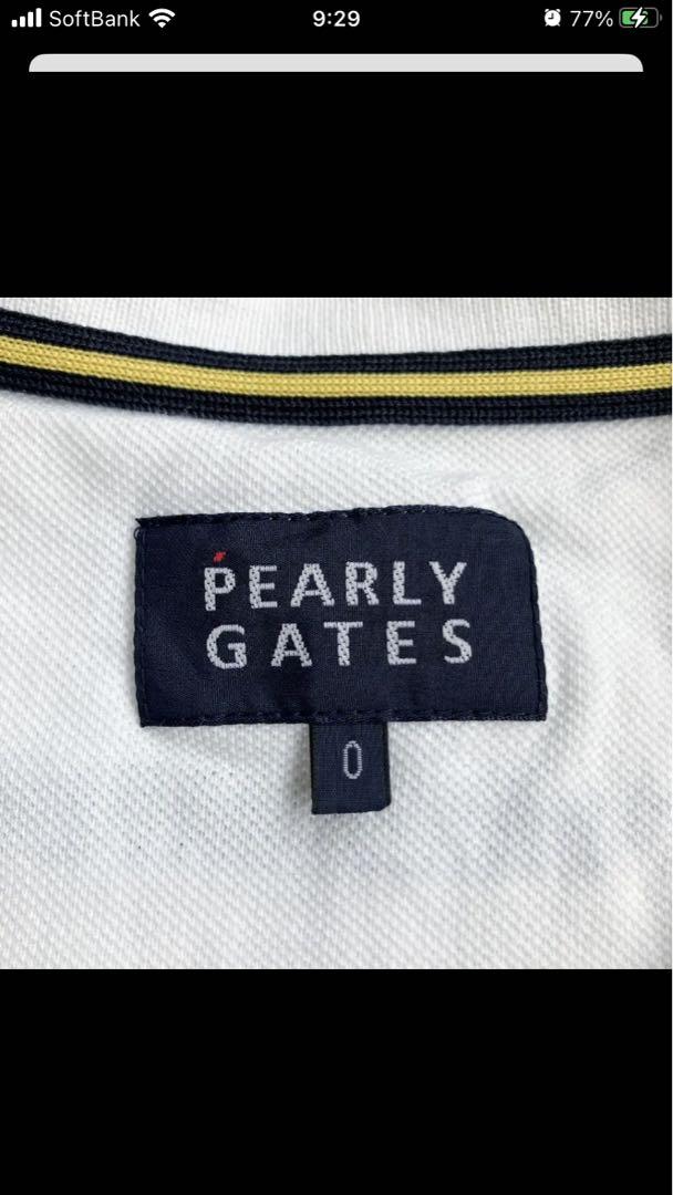【美品】パーリーゲイツ♡PEARLY GATES レディース半袖ポロ サイズ0