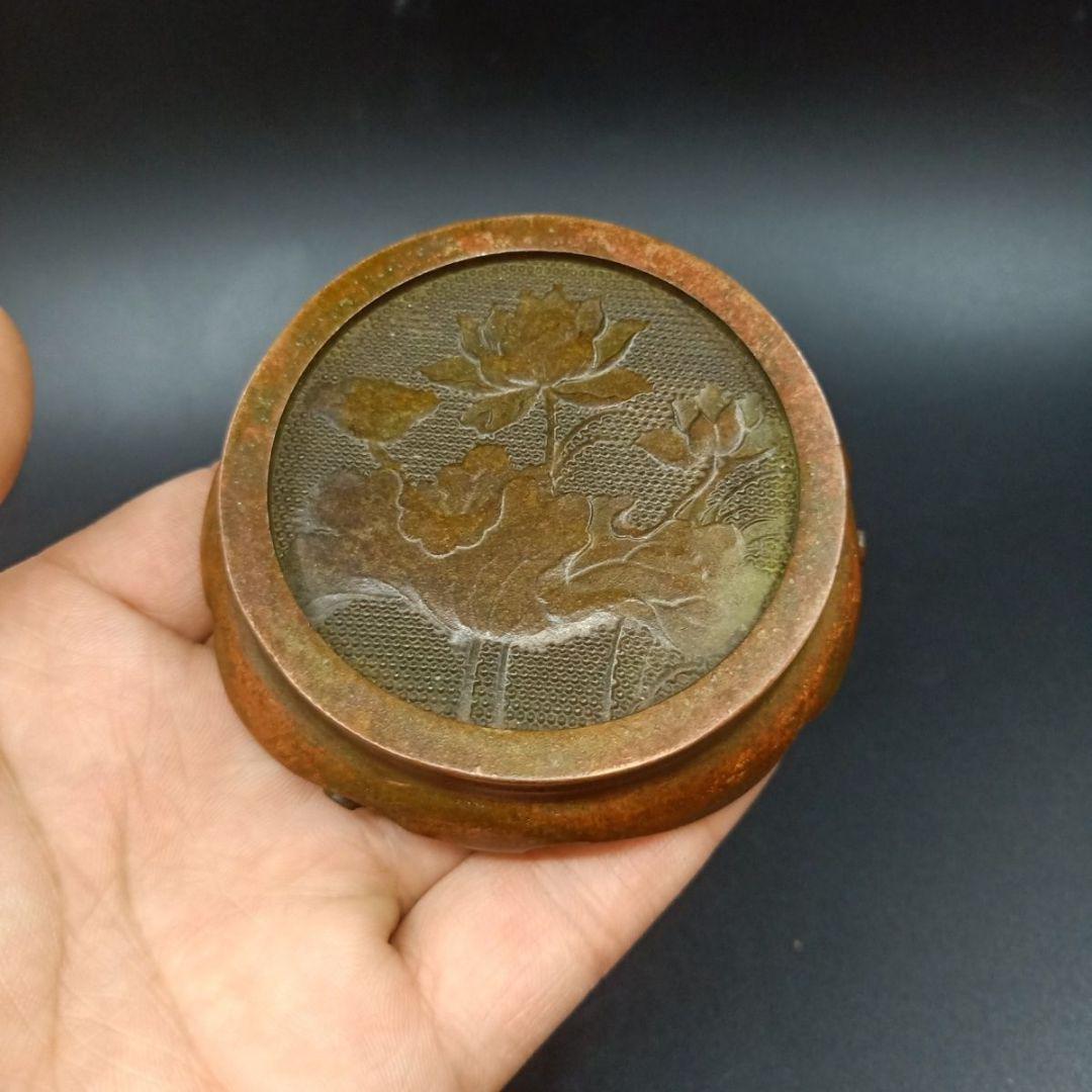 銅器 香炉 挿し香炉 仏堂香炉 香道具装飾品 工芸品 置物