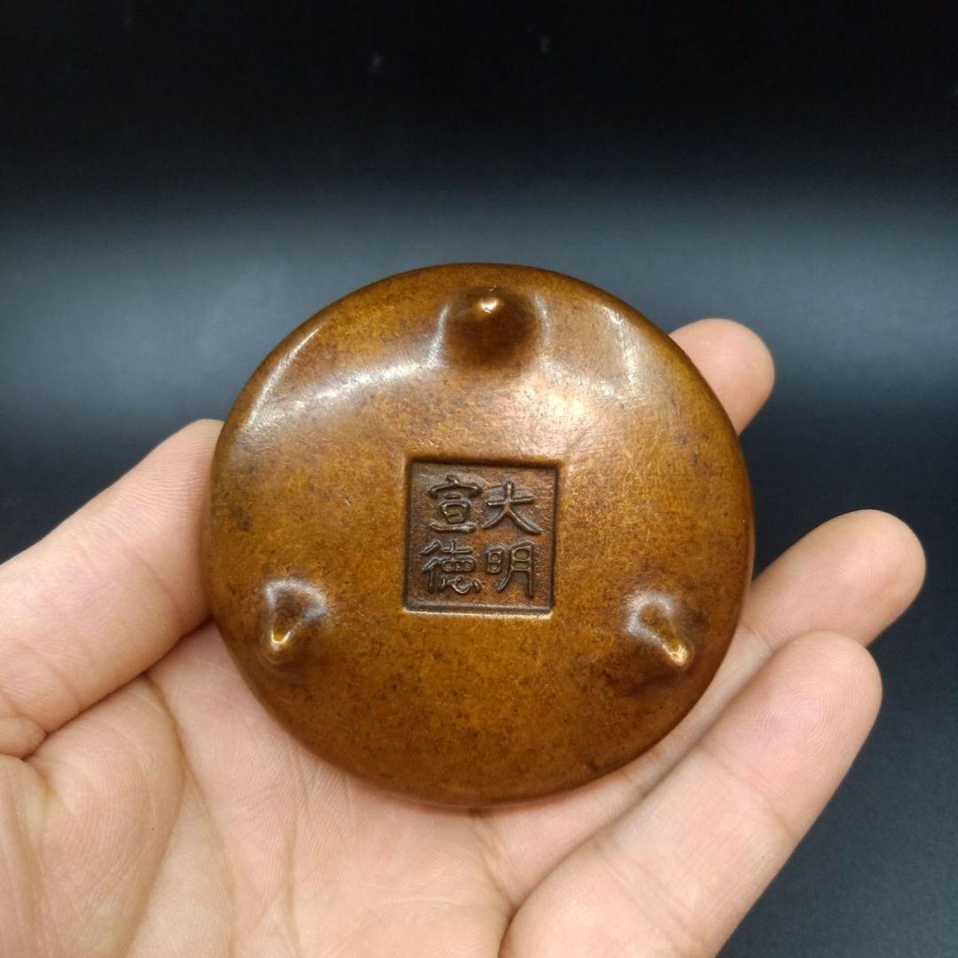 銅器 香炉 挿し香炉 仏堂香炉 香道具装飾品 工芸品 置物