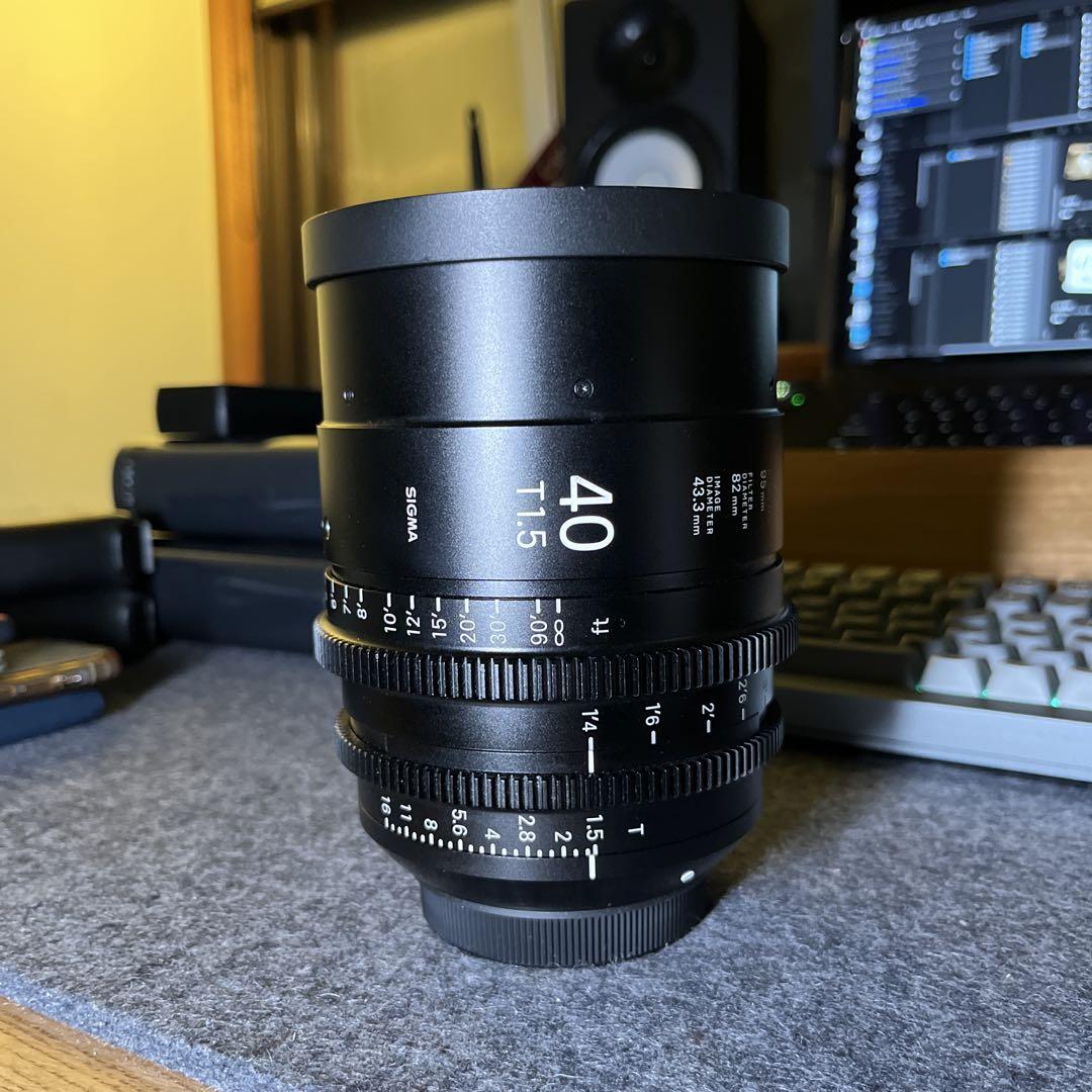 SIGMA 40mm T1.5 シネマレンズ EFマウント SIGMA 40mm T1.5 シネマレンズ EFマウント