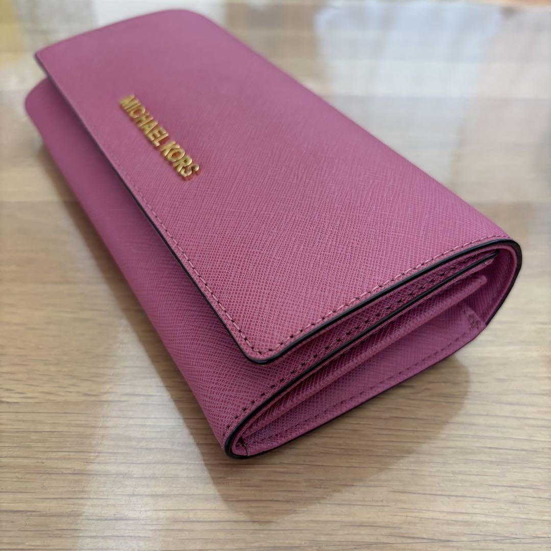 【新品未使用】MICHAEL KORS マイケルコース 長財布　ピンク