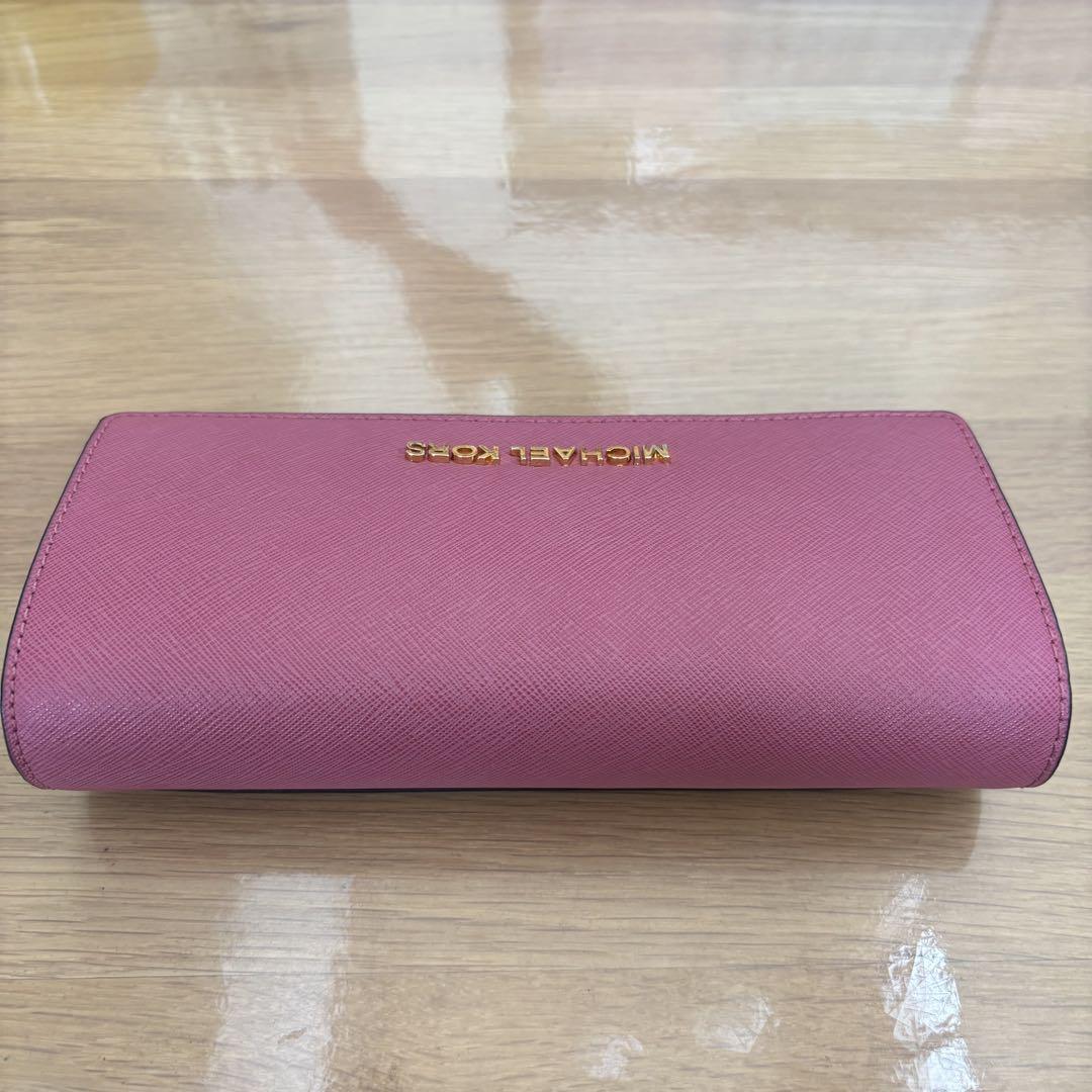 【新品未使用】MICHAEL KORS マイケルコース 長財布　ピンク