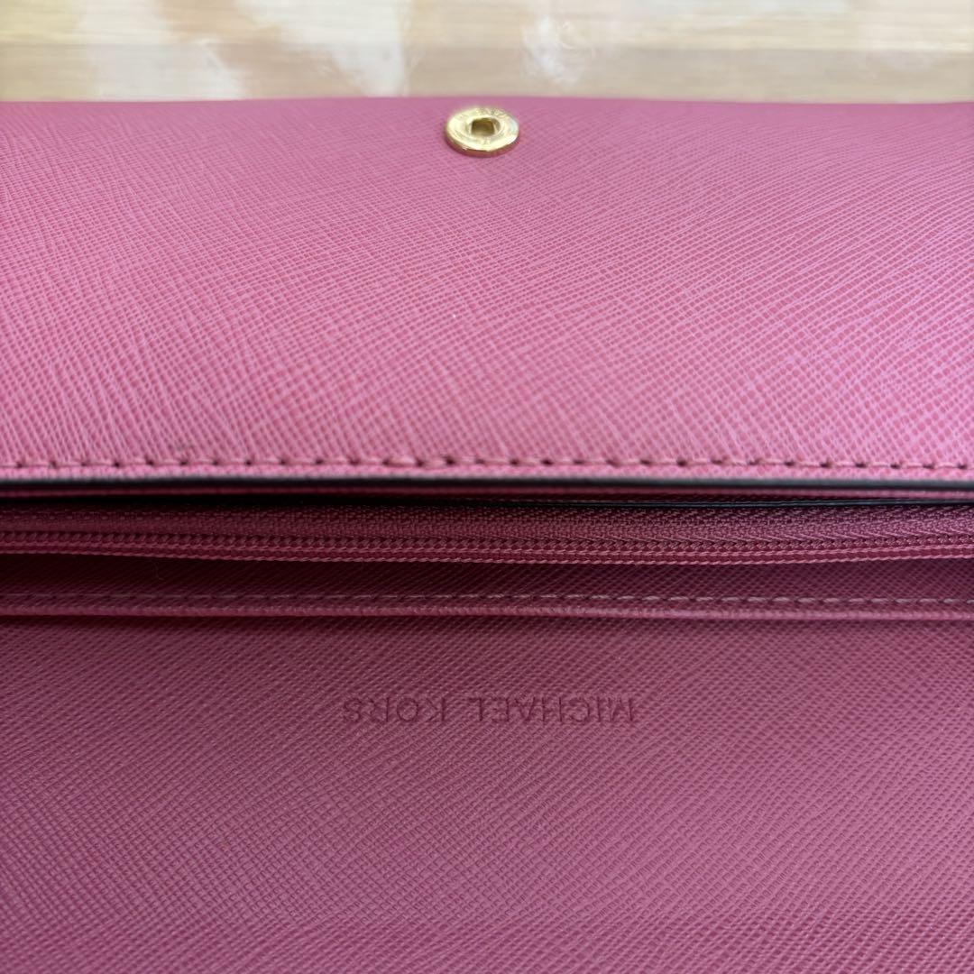【新品未使用】MICHAEL KORS マイケルコース 長財布　ピンク