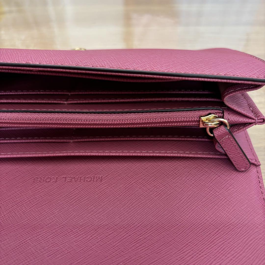 【新品未使用】MICHAEL KORS マイケルコース 長財布　ピンク