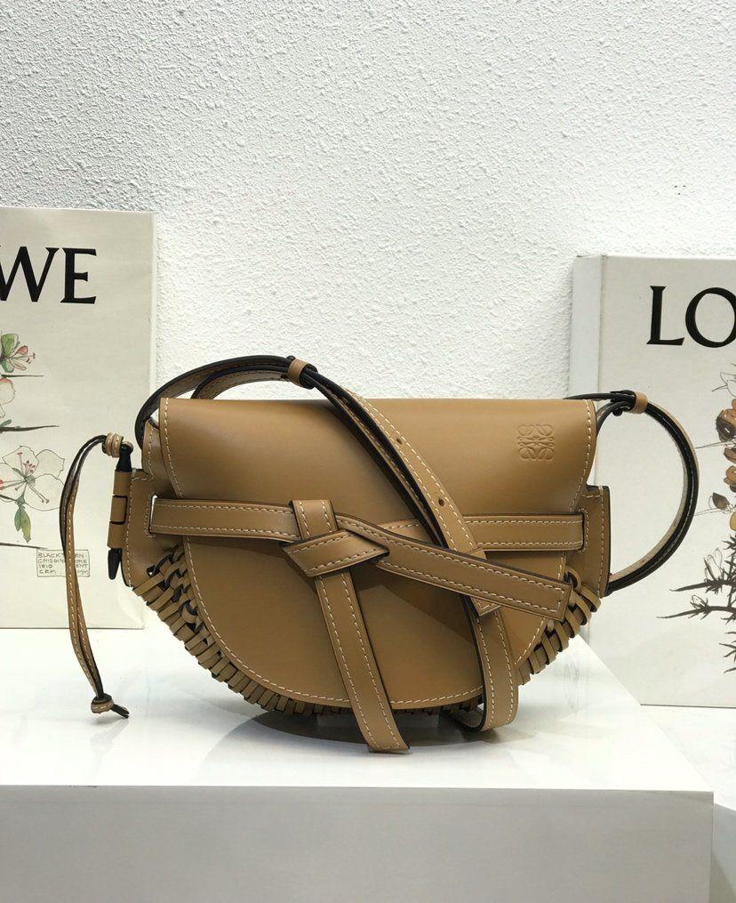 LOEWE ロエベ ゲートデュアルバッグ ミニ ショルダーポシェット斜めがけ~-