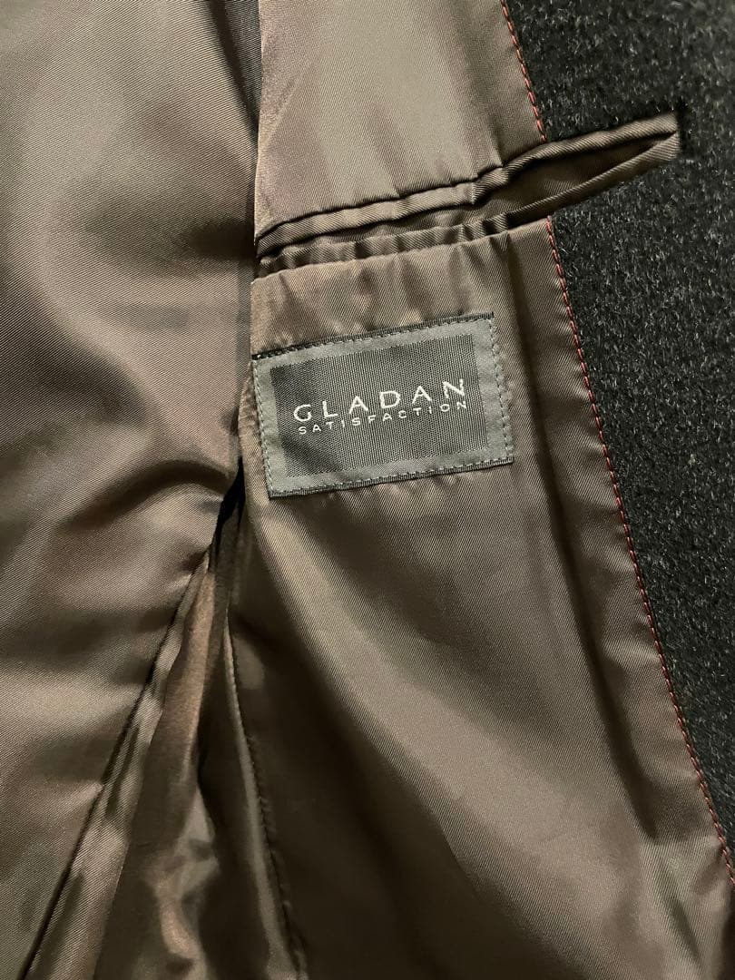 ウール製 ブラック ピーコート ウール製 ブラック ピーコート