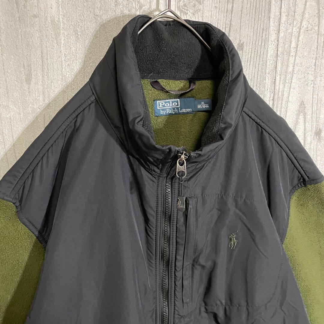 素材切替フリースジャケット