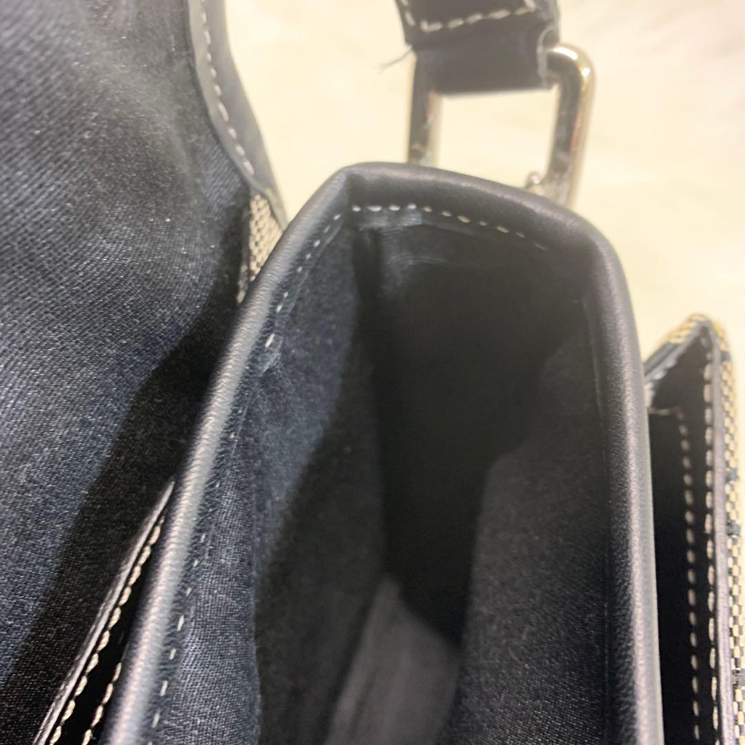 Coach シグネチャーショルダーバッグ ブラック/グレー Coach シグネチャーショルダーバッグ ブラック/グレー