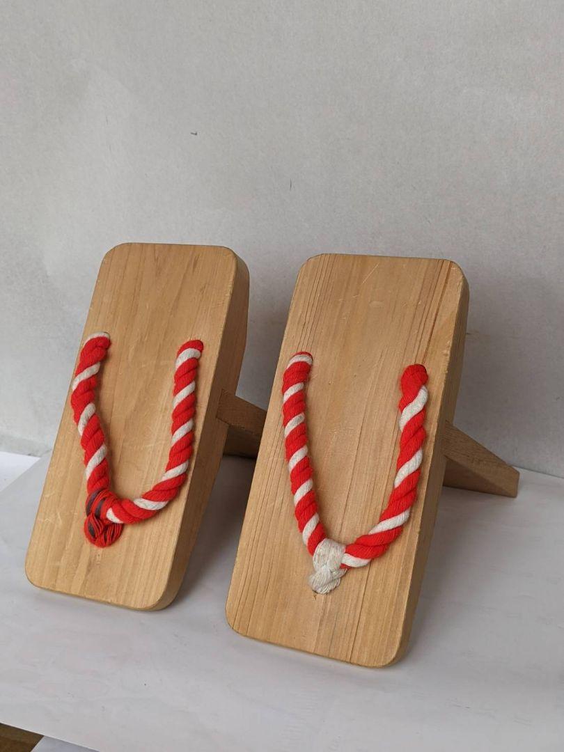 お見舞い 高下駄 ③ 1本歯 宮大工 製作品 未使用 新品