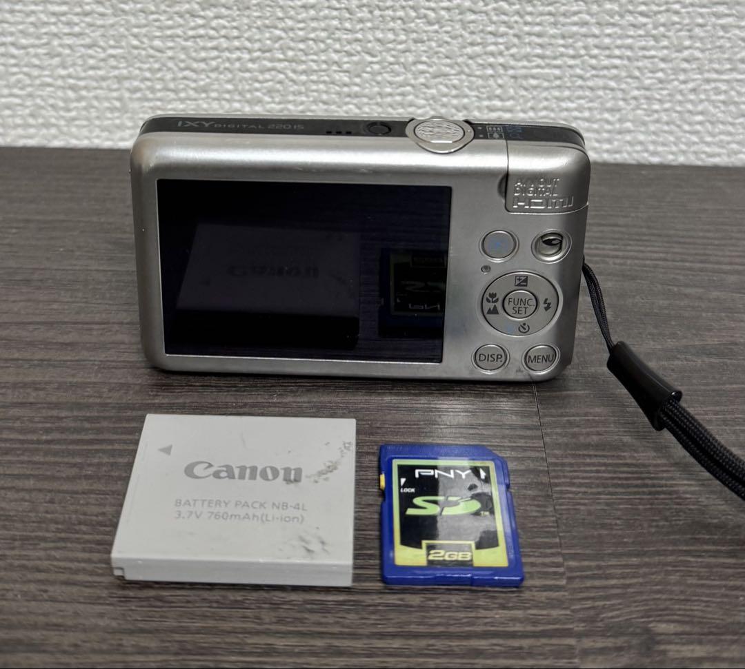 「ジャンク品」Canon IXY DIGITAL 220 IS コンパクトカメラ