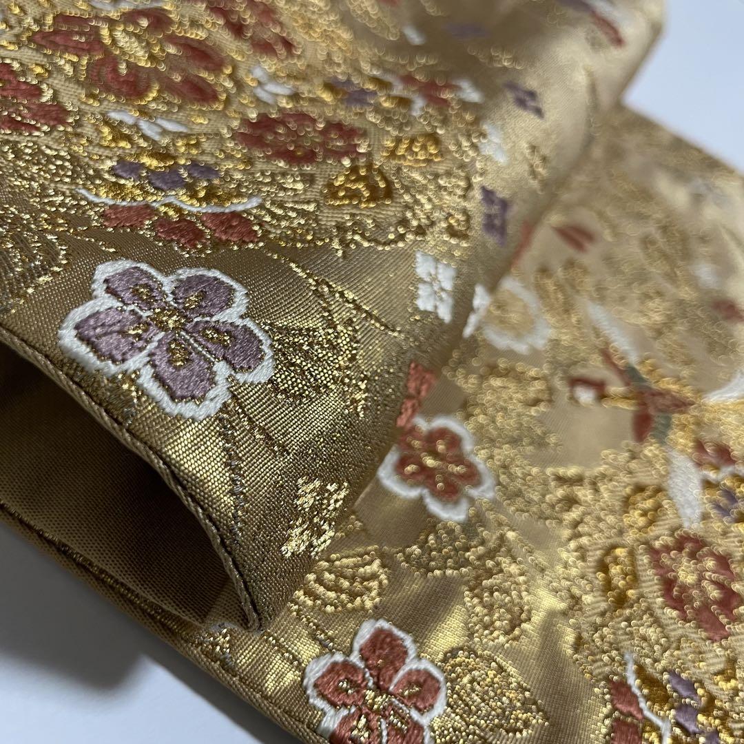 黒留袖 袋帯 セット 金駒刺繍 鳳凰文様 正絹 比翼仕立 裄66 N918