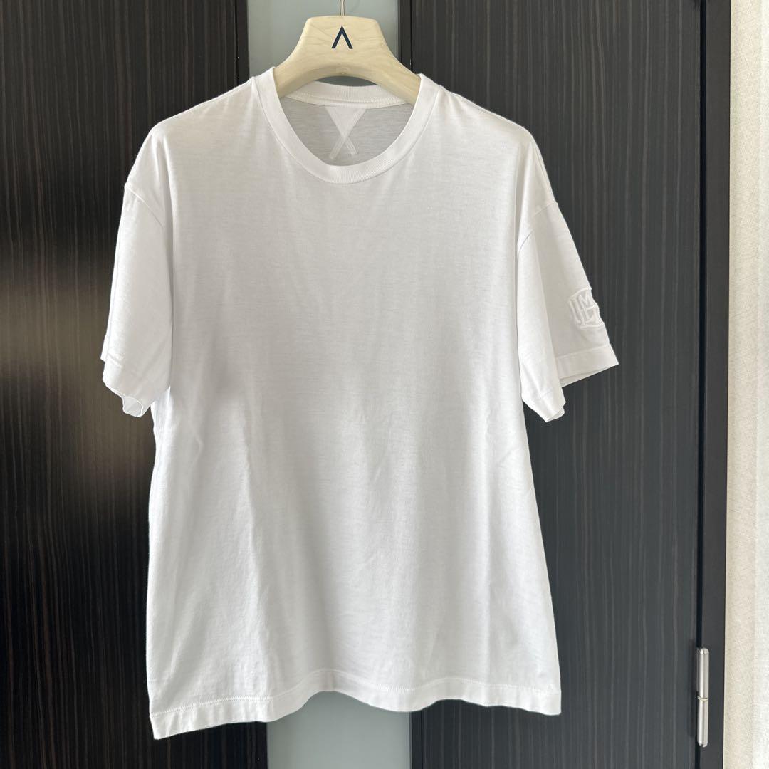 BLAMINK ブラミンク ホワイト 半袖 Tシャツ 刺繍ロゴ付き