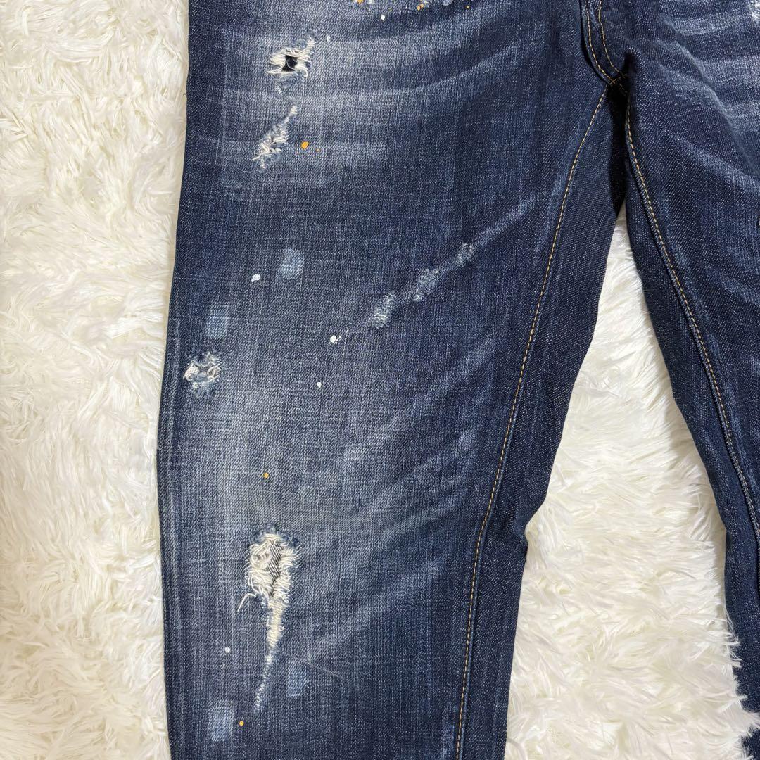 DSQUARED2 デニムパンツ Slim Jean ダメージデニム 46 - メルカリ