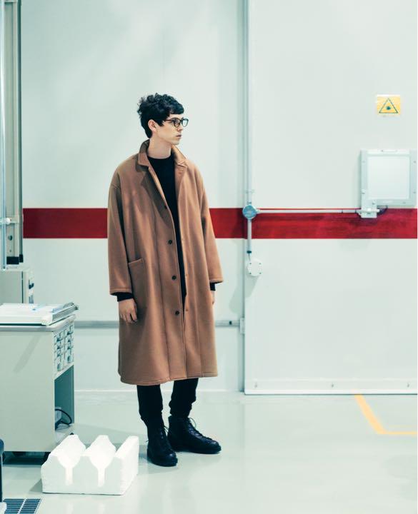 SOPHNET × YARMO WOOL MELTON LAB COAT18AW