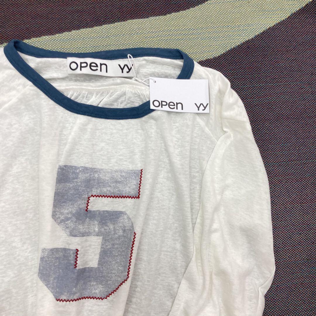 トップス Open Yy NO. 5 OVERSIZED LINEN TEE