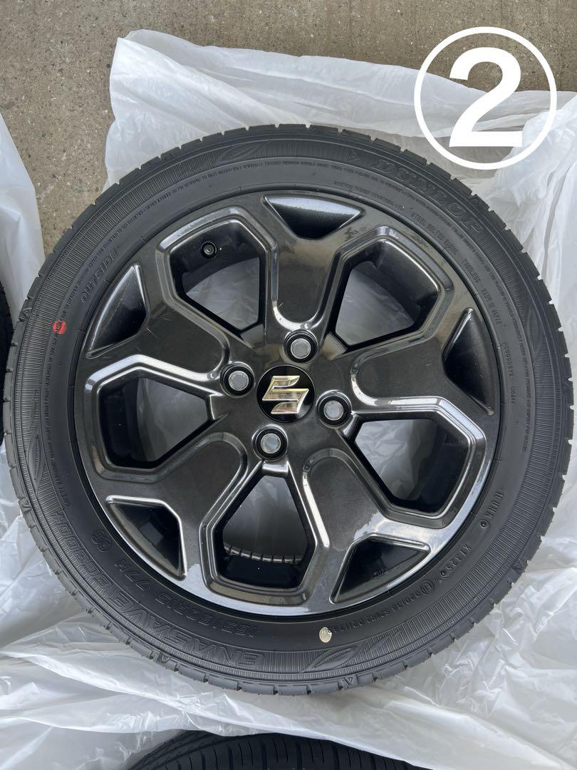 スズキハスラータフワイルド純正15インチ ホイールセット　 ❮ 納車前取外 ❯