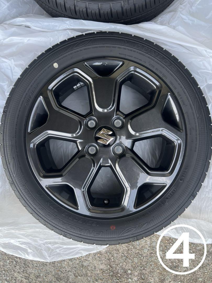 スズキハスラータフワイルド純正15インチ ホイールセット　 ❮ 納車前取外 ❯