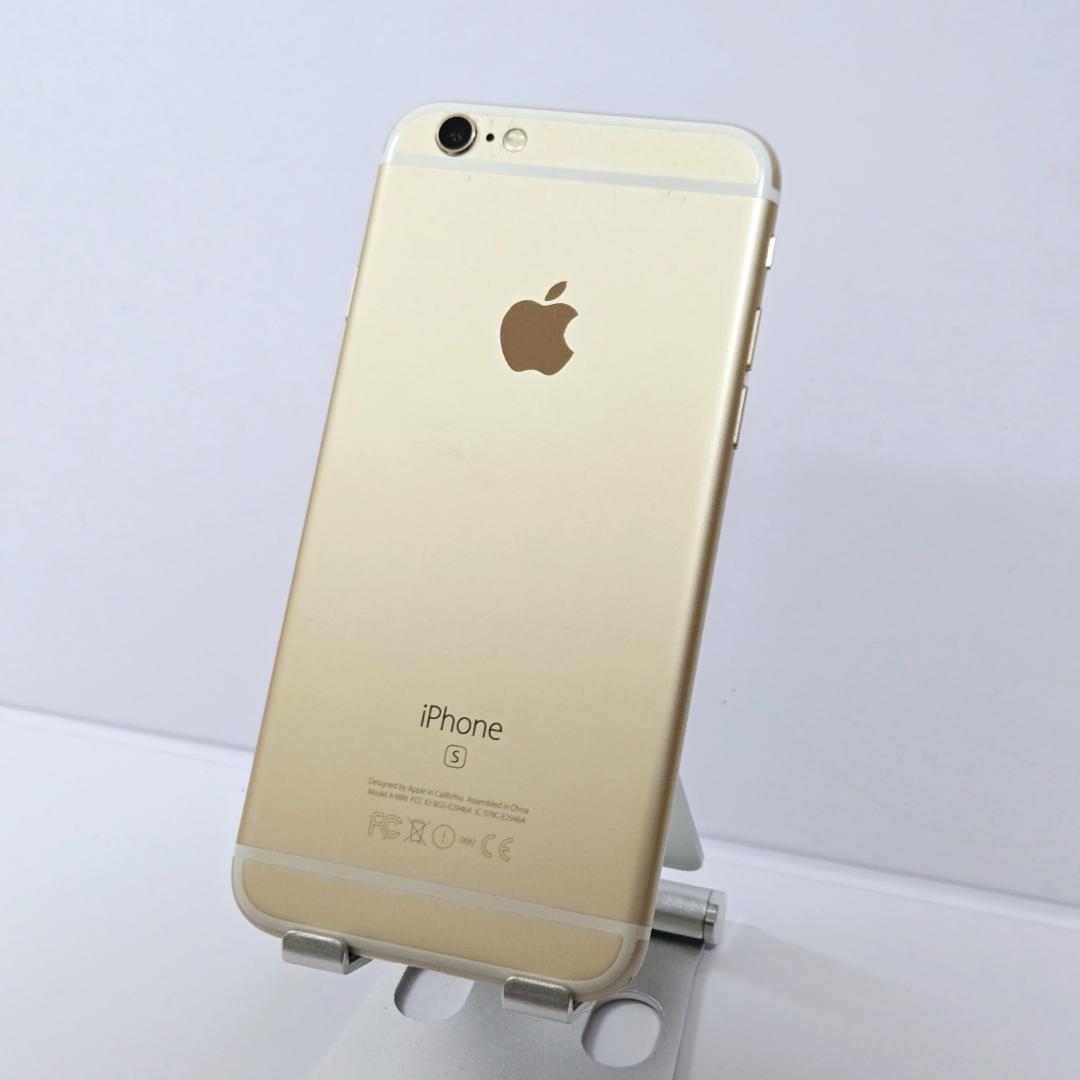 33 iPhone6s ゴールド SIMフリー バッテリー100% 5,500円
