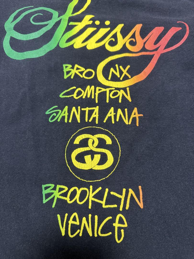 stussy ステューシー ラスタカラー Tシャツ Mサイズ - メルカリ