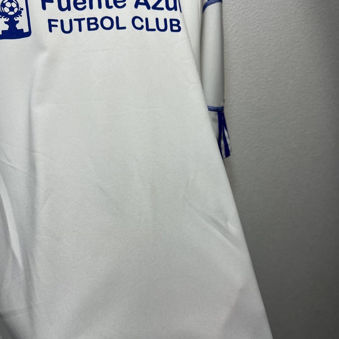 【US規格】 希少 アディダス Fuente Azul サッカーシャツ 白 M