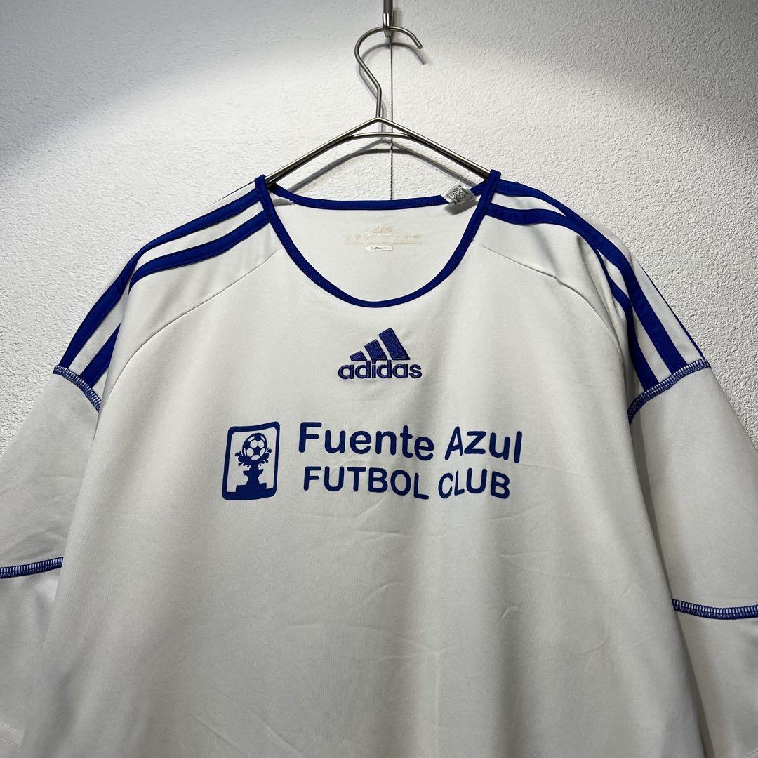 【US規格】 希少 アディダス Fuente Azul サッカーシャツ 白 M