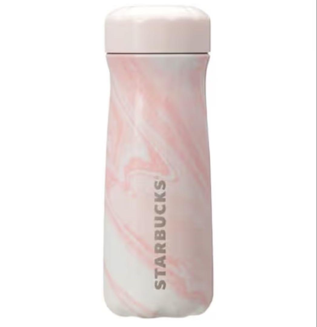 STARBUCKS ピンクマーブル水筒