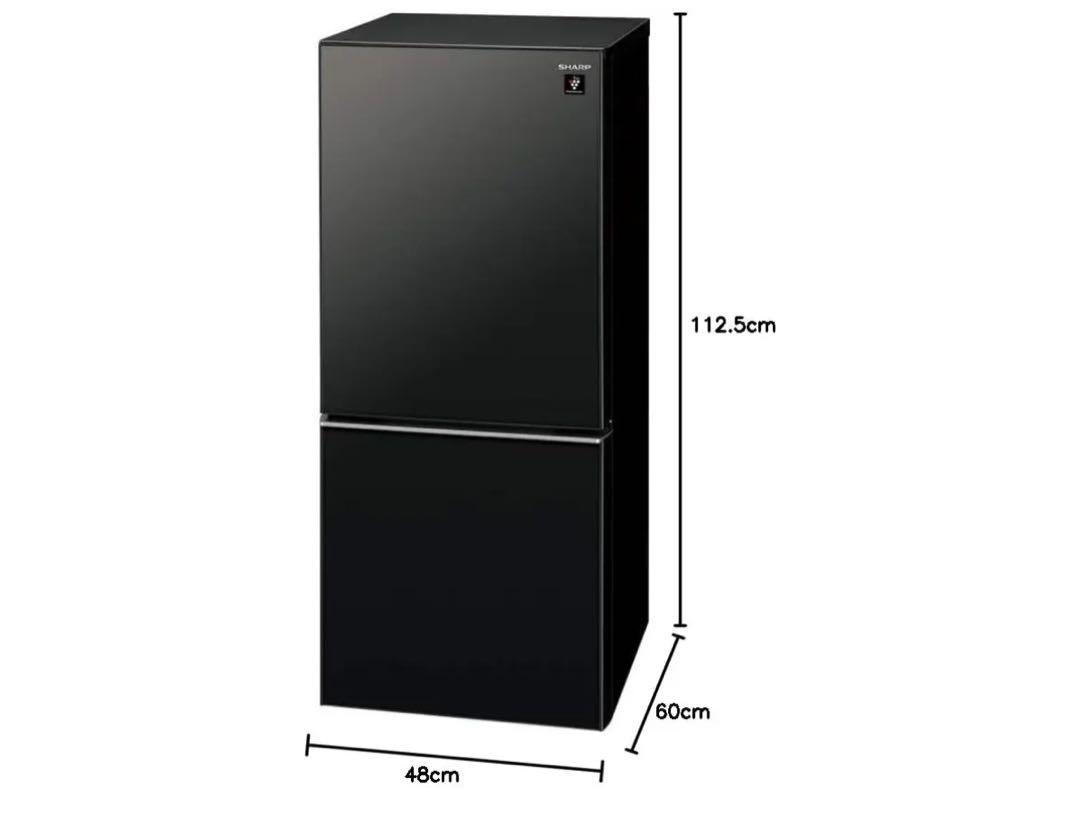 SJ-GD14F-B ブラック/シャープSHARP/冷蔵庫137L/2020年製