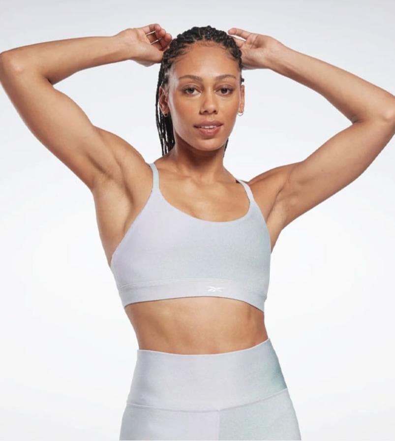 Reebok リーボック ヨガ ストラップ ブラ / パープルオアシス