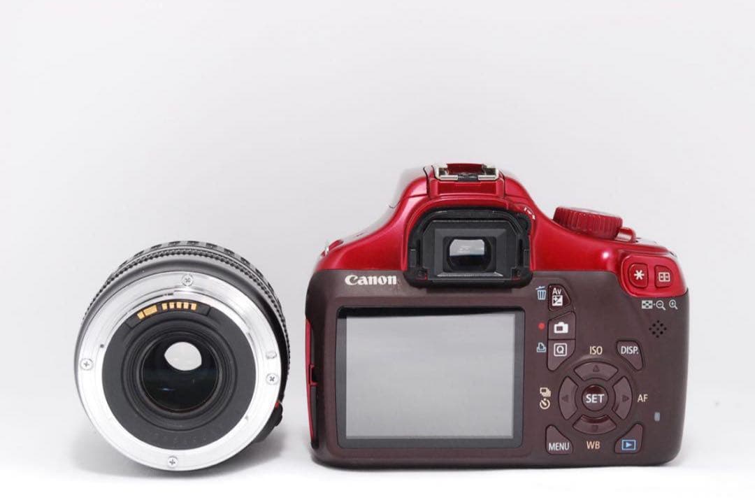 初心者おすすめ❤️Canon EOS kiss X50 レンズセット レッド 赤 初心者おすすめ❤️Canon EOS kiss X50 レンズセット レッド 赤