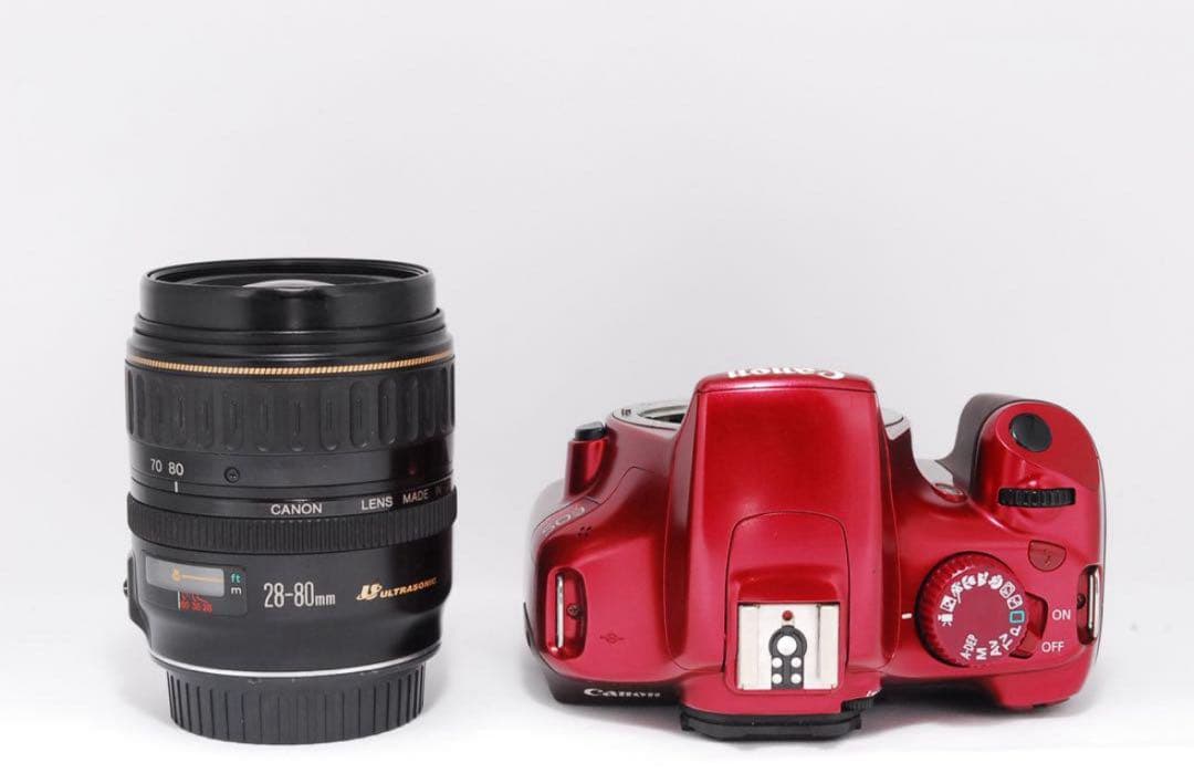 初心者おすすめ❤️Canon EOS kiss X50 レンズセット レッド 赤 初心者おすすめ❤️Canon EOS kiss X50 レンズセット レッド 赤