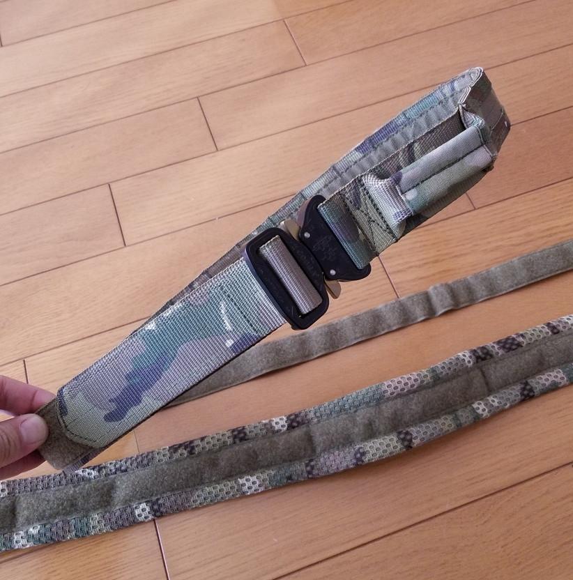 にはジャス✰ 実物 ベルト パッド付 マルチカム gjolZ-m79315811686 コブラバックル molle ゆうゆうメ
