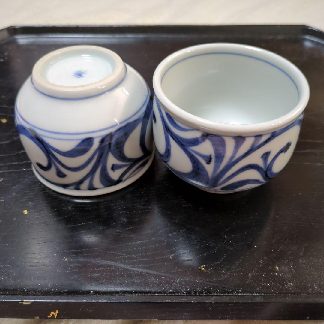 砥部焼湯飲み2客
