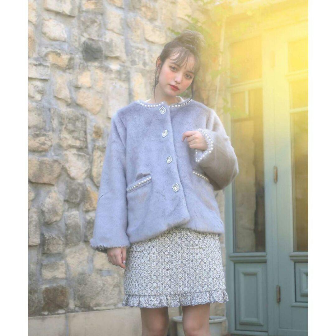 【激安アウトレット!】 スワンキス Swankiss C/T furfur bijou TS ジャケット・アウター