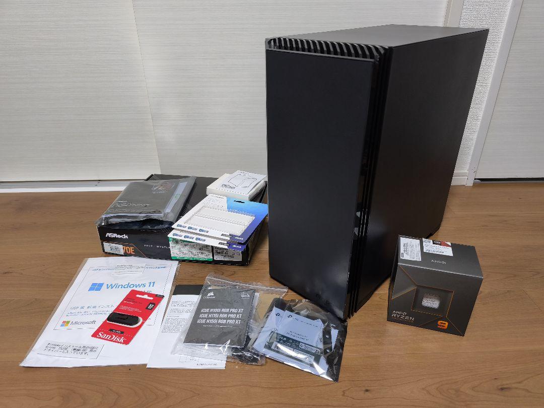 ハイスペックPC Ryzen7950X X670E 水冷式 128GBメモリ他