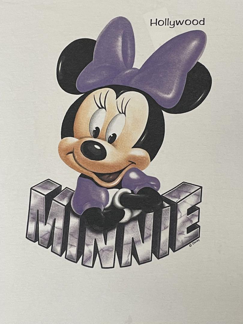 ディズニーキャラクターミニーTシャツ Hollywood usa製