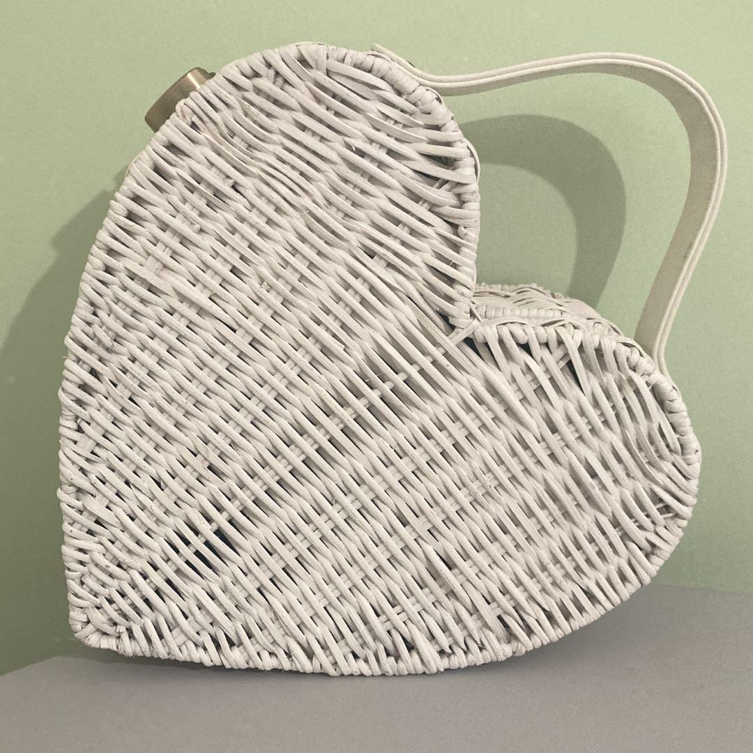 【美品】MILK ハート型　カゴバッグ