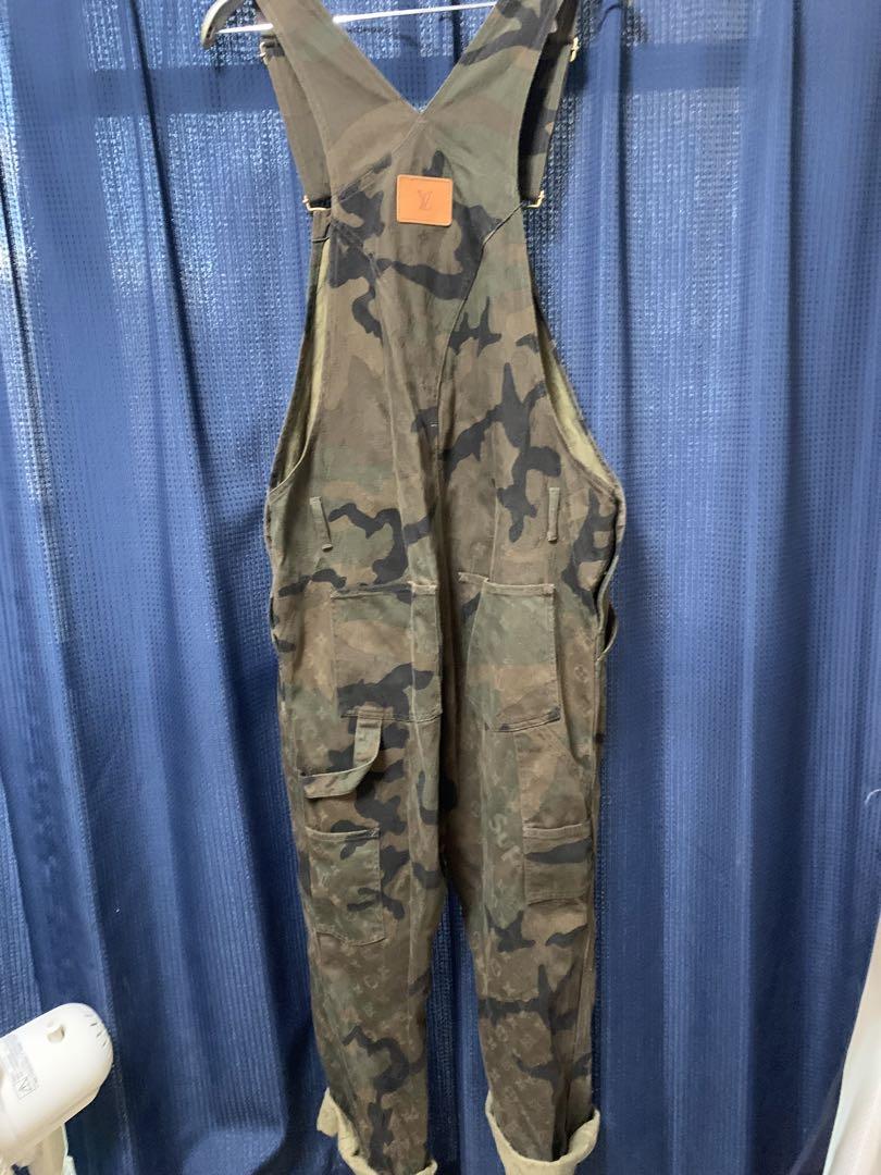 Louis Vuitton × supreme 迷彩　オーバーオール