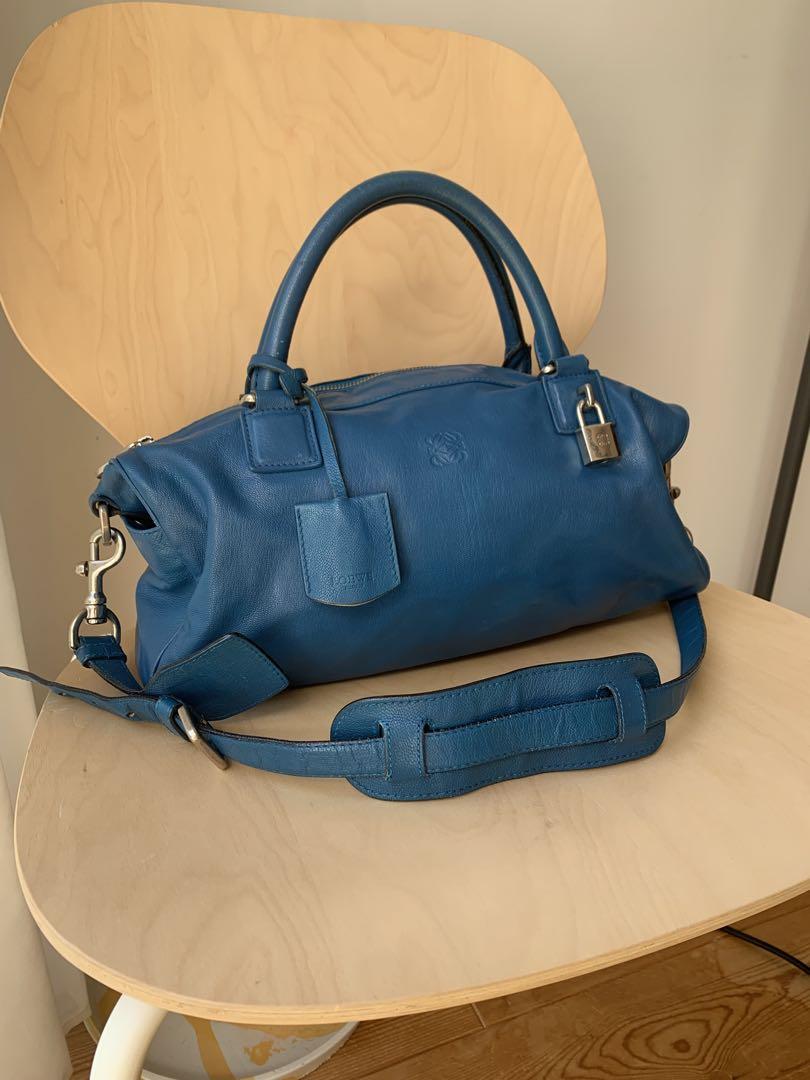 Loewe ロエベ ハンドバッグ 青