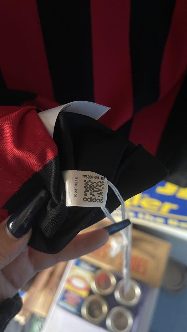 adidas 06-07 ACミラン bwin ゲームシャツ　ユニフォーム