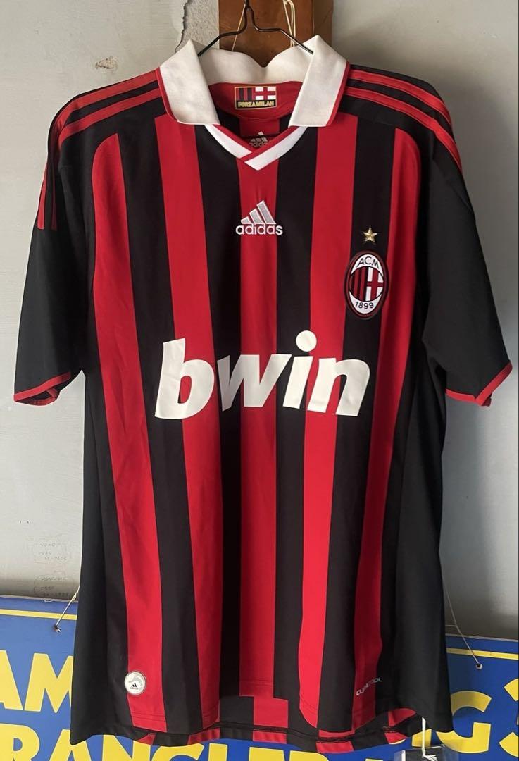 adidas 06-07 ACミラン bwin ゲームシャツ　ユニフォーム